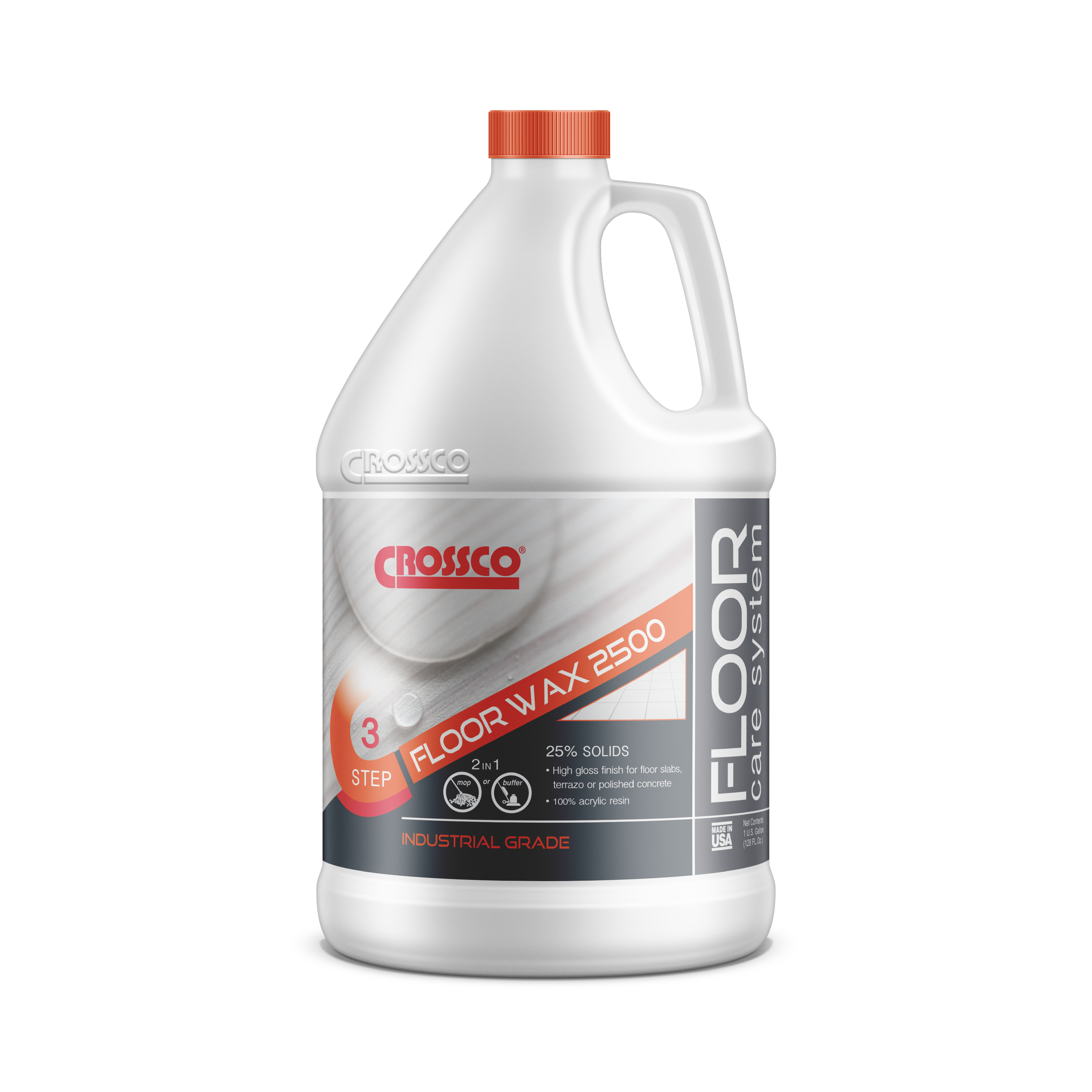 Floor Care System Floor Wax 2500 (Step 3)- 1 Gal
